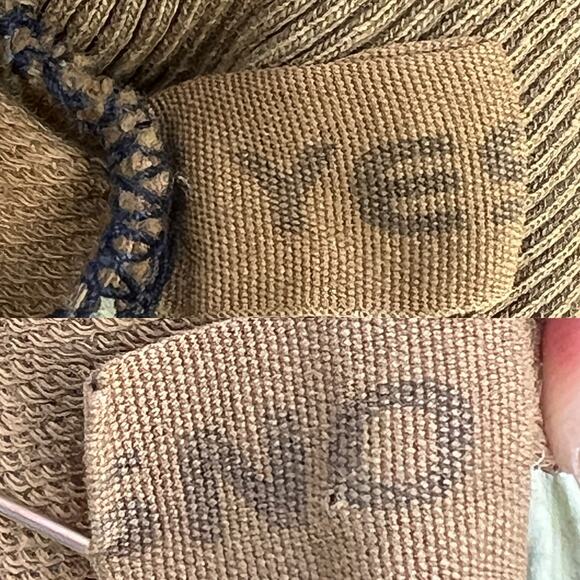 Yesno Long Hoodie Sweatshirt Dress Olive Green Hippie Grunge - Picture 3 of 8